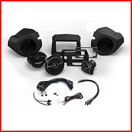 Rockford Fosgate RZR14-STAGE2 ステレオとフロントスピーカーキット Polaris RZRモデル 2014-2019 用並