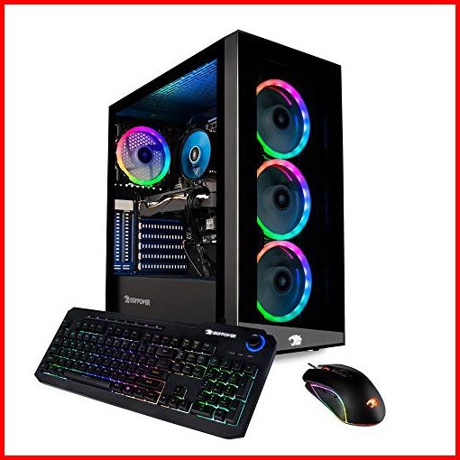 iBUYPOWER Gaming PC Computer Desktop Element 9260 Intel Core i7-9700F 30Ghz NVIDIA GeForce GTX 1660 Ti 6GB 16GB DDR4 240