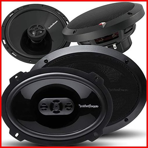 Rockford Fosgate P1694 6インチ x 9インチ 300W 4ウェイ P1650 65インチ 220W 2ウェイフルレンジ同軸ス