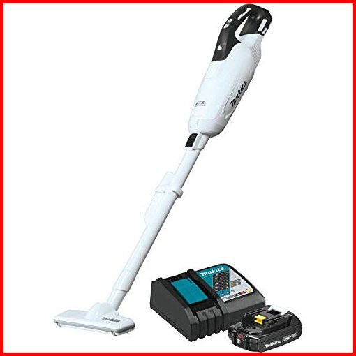 Makita XLC05R1WX4 18V LXT Lithium-Ion Compact Brushless Cordless 3-Speed Vacuum Kit WPush Button Dust Bag 20Ah並