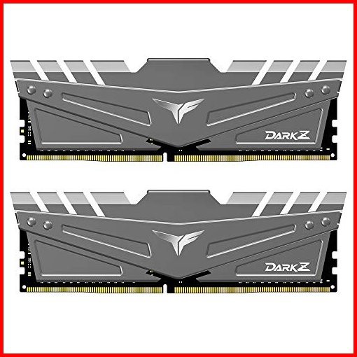 TEAMGROUP T-Force Dark Z 16GB キット 2x8GB DDR4 ドラム 3200MHz PC4-25600 CL16 288ピン デスクトップ メモ