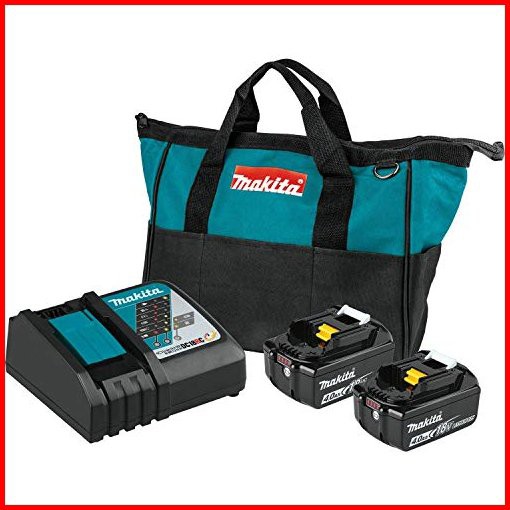 Makita BL1840BDC2 18V LXT Lithium-Ion Battery and Rapid Optimum Charger Starter Pack 40Ah並行輸入品