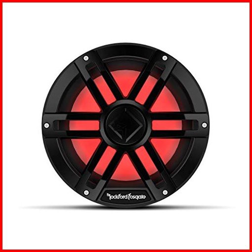 Rockford Fosgate M1D4-10B カラー Optix 10インチ DVC 4オーム マルチカラー LEDライト付き マリンサブウ