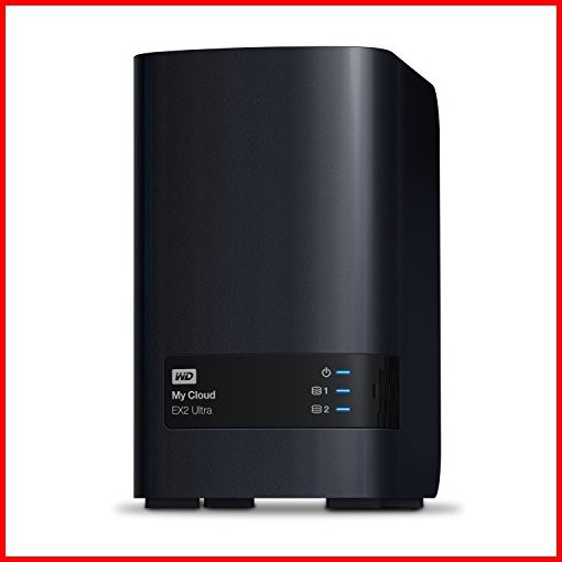 WD 28TB My Cloud EX2 Ultra 2-bay Network Attached Storage - NAS RAID - WDBVBZ0280JCH-NESN並行輸入品