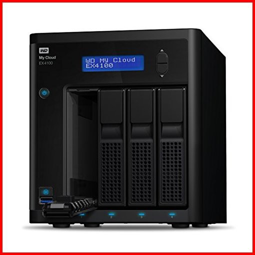 WD 56TB My Cloud EX4100 Expert Series 4-Bay Network Attached Storage - NAS - WDBWZE0560KBK-NESN並行輸入品