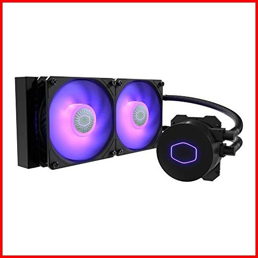 Cooler Master MasterLiquid ML240L RGB V2 Close-Loop AIO CPU Liquid Cooler 120 Radiator SickleFlow 120mm RGB Lighting 3rd