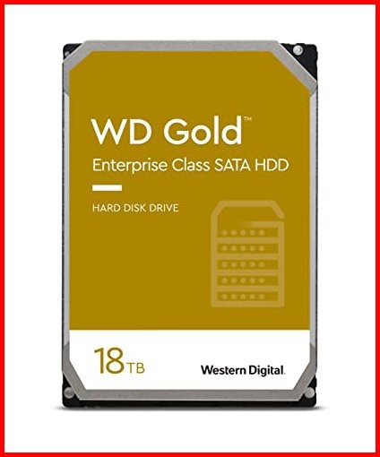 Western Digital WD181KRYZ 18TB SATA600 7200 35インチ ハードディスク WD Goldシリーズ並行輸入品