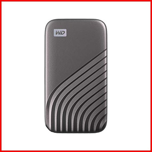 WD ポータブルSSD 2TB グレー USB32 Gen2 My Passport SSD 最大読取り1050 MB秒 外付けSSD 5年保証 WDBAGF002