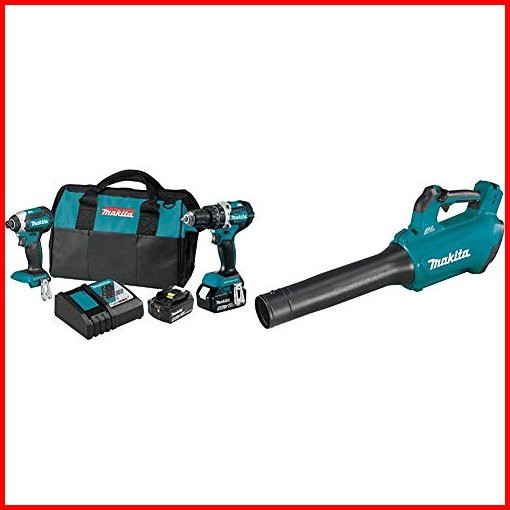 Makita XT269T 18V LXT Lithium-Ion Brushless Cordless 2 Pc Combo Kit XPH12Z XDT13Z bag 50Ah with XBU03Z 18-Volt LXT Lit