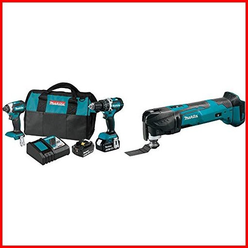 Makita XT269T 18V LXT Lithium-Ion Brushless Cordless 2 Pc Combo Kit XPH12Z XDT13Z bag 50Ah with XMT03Z 18V LXT Lithium