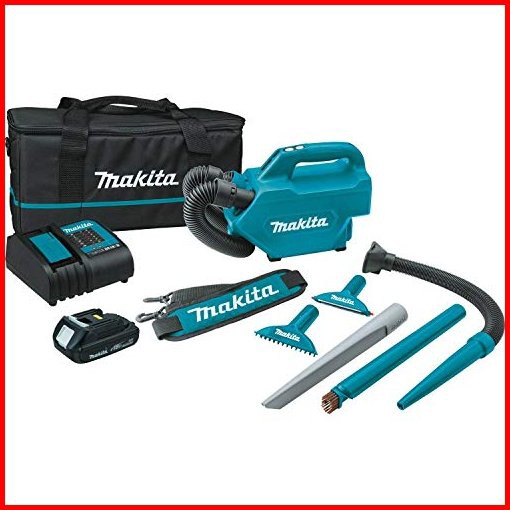 Makita XLC07SY1 18V LXT Lithium-Ion Compact Handheld Canister Vacuum Kit 15Ah並行輸入品