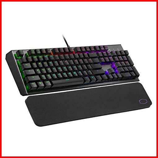 Cooler Master CK550 V2 Gaming Mechanical Keyboard Blue Switch with RGB Backlighting On-The-Fly Controls and Hybrid Key Roll