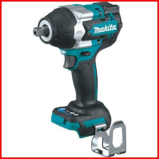 Makita XWT18Z 18V LXT Lithium-Ion Brushless Cordless 4-Speed Mid-Torque 12 Sq Drive Impact Wrench w Detent Anvil Tool