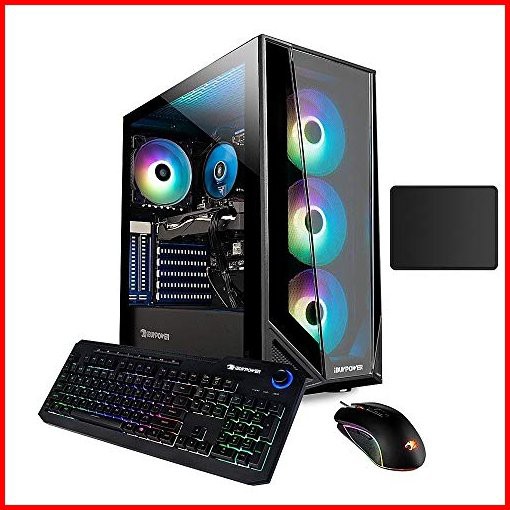 iBUYPOWER Desktop Gaming Computer Intel Core i5-10400F NVIDIA GeForce GTX 1650 32GB DDR4 Memory 1024GBSSD 1TBHDD M