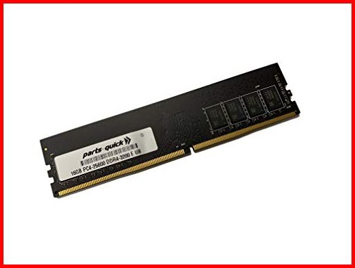 parts-quick 16GB メモリ QNAP TVS-H1288X DDR4 ECC 3200 MHZ UDIMM RAM QNAP RAM-16GDR4ECK0-UD-3200相当並行輸入品