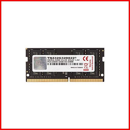 v-Color Notebook ram ddr4 32GB32GBx1 3200MHz Laptop Memory ram CL22 Non ecc sodimm 260-Pin 12V TN432G32D822並行輸