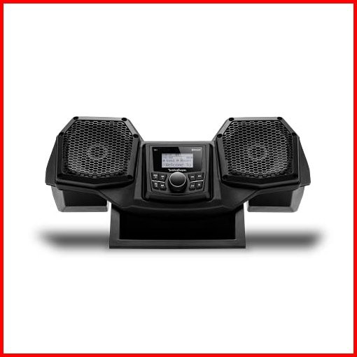 Rockford Fosgate RNGR18-STG1 Audio Kit All-in-One Dash Housing Pre-Installed with PMX-1 Receiver and 525 Speakers for Sele