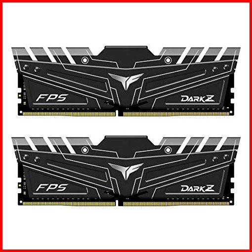 TEAMGROUP T-Force Dark Z FPS 16GB Kit 2x8GB DDR4 Dram 4000MHz PC4-32000 CL16 Desktop Memory Module Ram for Low Latency TD