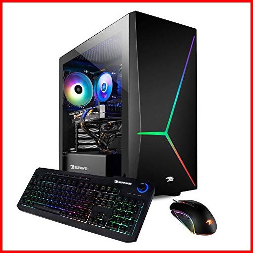 iBUYPOWER Gaming PC Computer Desktop 1000iV2 Intel i7-10700F 29GHz NVIDIA GeForce RTX 2060 6GB 16GB DDR4 RAM 480GB SSD