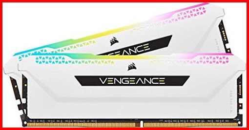 Corsair DDR4-3600MHz デスクトップPC用 メモリ VENGANCE RGB PRO SLシリーズ 16GB 8GB2枚 CMH16GX4M2D3600C18W