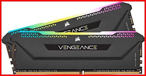 Corsair DDR4-3200MHz デスクトップPC用 メモリ VENGANCE RGB PRO SLシリーズ 32GB 16GB2枚 CMH32GX4M2E3200C16