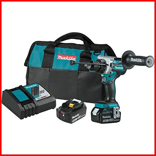 Makita XPH14T 18V LXT Lithium-Ion Brushless Cordless 12 Hammer Driver-Drill Kit 50Ah並行輸入品