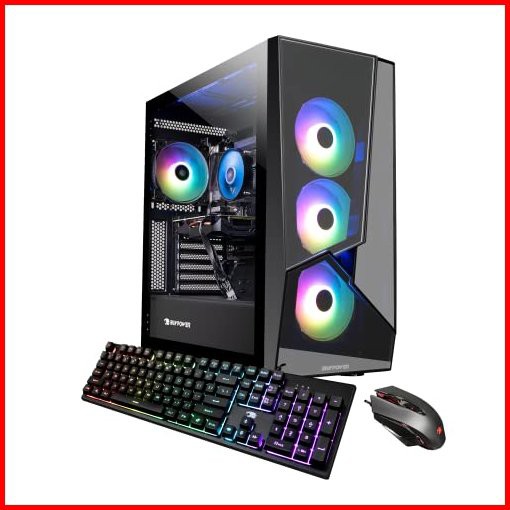 iBUYPOWER Pro Gaming PC Computer Desktop StateMR 1004 Intel i3-10105F 37GHz GeForce GTX 1650 8GB DDR4 RAM 500 GB NVMe SS