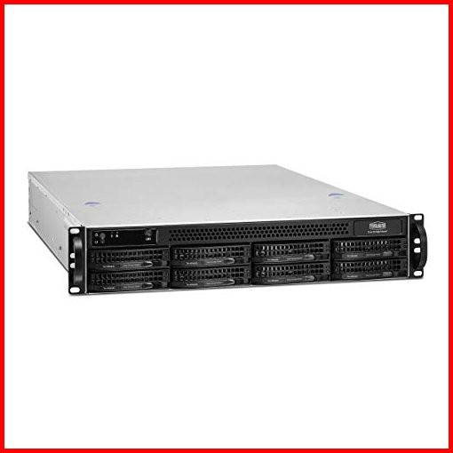 TERRAMASTER U8-111 10GbE NAS Rackmount 2U 8-Bay Network Storage Server Apollo Quad-core CPU with Hardware Encryption Diskles