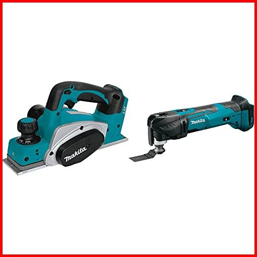 Makita XPK01Z 18V LXT Lithium-Ion Cordless 3-14-Inch Planer Tool Only XMT03Z 18V LXT Lithium-Ion Cordless Multi-Tool Too