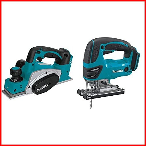 Makita XPK01Z 18V LXT Lithium-Ion Cordless 3-14-Inch Planer Tool Only XVJ03Z 18V LXT Lithium-Ion Cordless Jig Saw Tool O