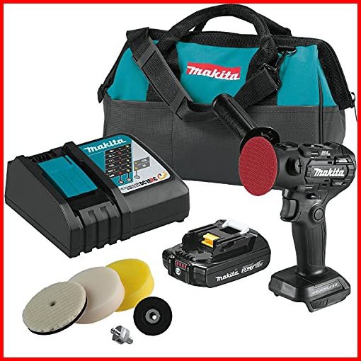 Makita XVP01R1B 18V LXT LithiumIon Sub-Compact Brushless Cordless 3 Polisher 2 Sander Kit 20Ah並行輸入品