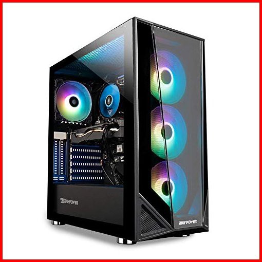 iBUYPOWER Pro Gaming PC Computer Desktop Trace 4 MR 180A AMD Ryzen 5 3600 36GHz NVIDIA GeForce GT 710 1GB 8GB DDR4 RAM 2