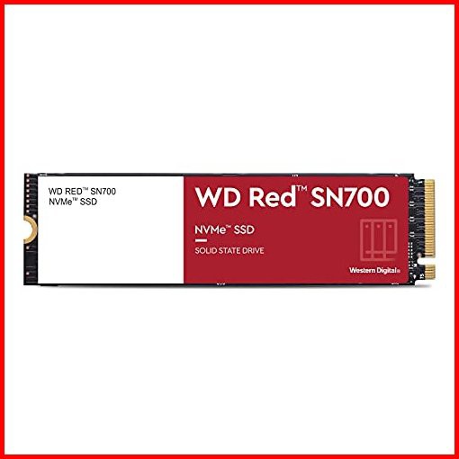 Western Digital 2TB WD レッド SN700 NVMe 内蔵ソリッドステートドライブ SSD NASデバイス用 - Gen3 PCIe M