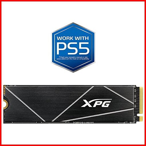 XPG 512GB GAMMIX S70 Blade - Works with Playstation 5 PCIe Gen4 M2 2280 Internal Gaming SSD Up to 7400 MBs AGAMMIXS70B-5