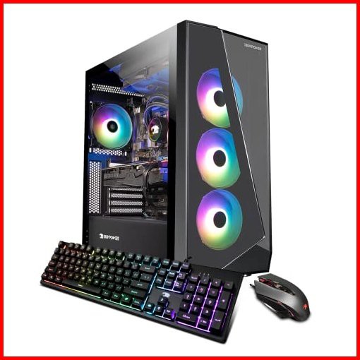 iBUYPOWER Pro Gaming PC Computer Desktop SlateMono 238i Intel i5-12600KF 37GHz GeForce RTX 3060 TI 8GB 16GB DDR4 RGB RAM