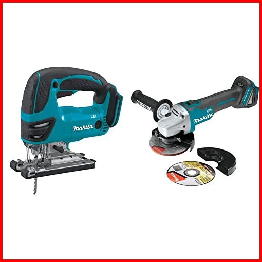 Makita XVJ03Z 18V LXT Lithium-Ion Cordless Jig Saw Tool Only XAG04Z 18V LXT Lithium-Ion Brushless Cordless 4-12