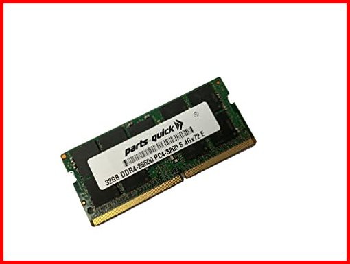 parts-quick 32GB メモリ Lenovo ThinkPad P1 Gen 4 互換 2RX8 DDR4