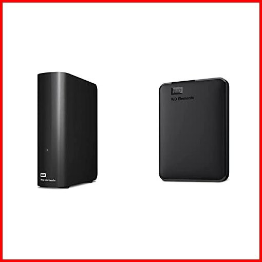 WD 6TB Elements Desktop Hard Drive HDD 5TB Elements Portable External Hard Drive HDD USB 30 Compatible with PC Mac PS4