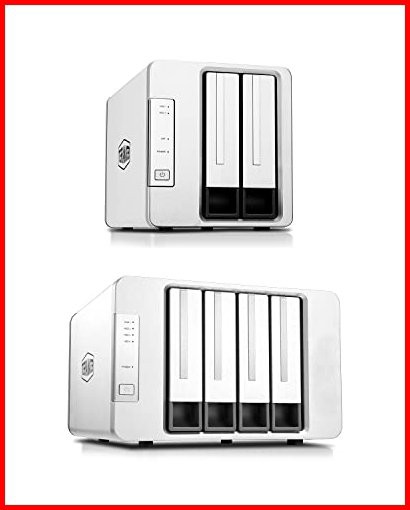 TERRAMASTER F2-210 NAS 1GB Quad Core D4-300 USB31 Enclosure RAID Storage External HDD Dock 4Bay Expand The Capacity of Ne