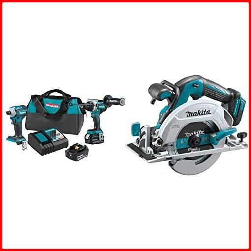 Makita XT288T 18V LXT Lithium-Ion Brushless Cordless 2-Pc Combo Kit 50Ah XSH03Z 18V LXT Lithium-Ion Brushless Cordless