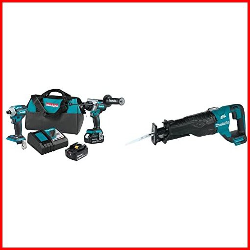 Makita XT288T 18V LXT Lithium-Ion Brushless Cordless 2-Pc Combo Kit 50Ah XRJ05Z 18V LXT Lithium-Ion Brushless Cordless