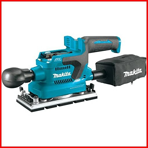 Makita XOB03Z 18V LXT Lithium-Ion Brushless Cordless 13 Sheet Finishing Sander AWS Capable Tool Only並行輸入品