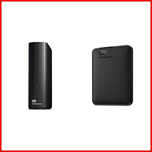 WD 12TB Elements Desktop Hard Drive HDD USB 30 Compatible with PC Mac PS4 Xbox - WDBWLG0120HBK-NESN 4TB Elements Por