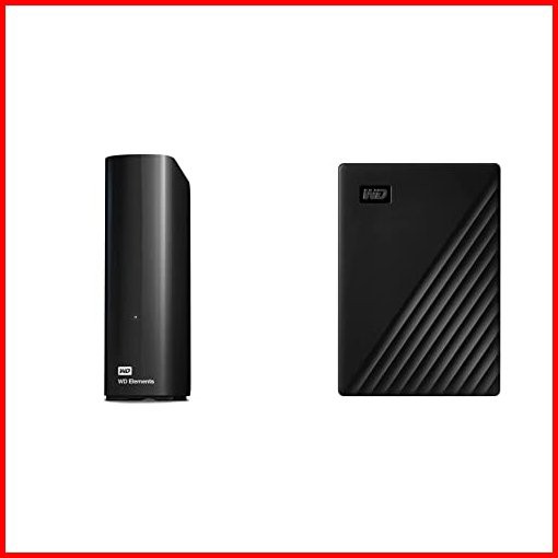 WD 8TB Elements Desktop Hard Drive HDD USB 30- WDBWLG0080HBK-NESN 4TB My Passport Portable External Hard Drive HDD USB 3