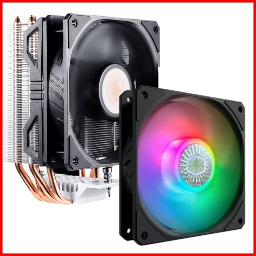 Cooler Master Hyper 212 EVO V2 CPU Air Cooler SickleFlow 120 V2 ARGB Bundle 4 Copper Direct Contact Heat Pipes ARGB 3-Pin