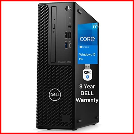 Dell Precision 3450 Desktop Workstation I7-11700 - 32GB RAM 2TB NVMe SSD Intel UHD 750 Graphics DisplayPort HDMI USB