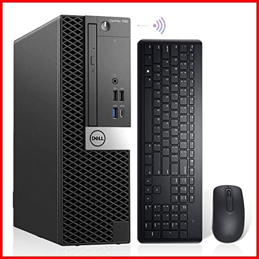 Dell OptiPlex 7060 Windows 11 Desktop Computer Intel 8th Gen i5-8500 Hexa Core16GB DDR4 Ram New 1TB NVMe M2 SSDAX210 Buil