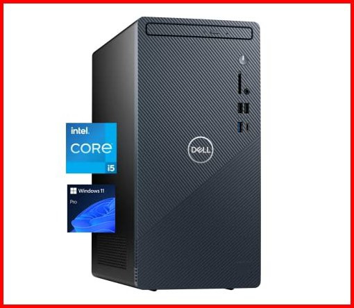 Dell Inspiron 3910 Business Desktop Computer 12th Gen Intel Core i5-12400 Windows 11 Pro 16GB RAM 512GB SSD Intel UHD Gr