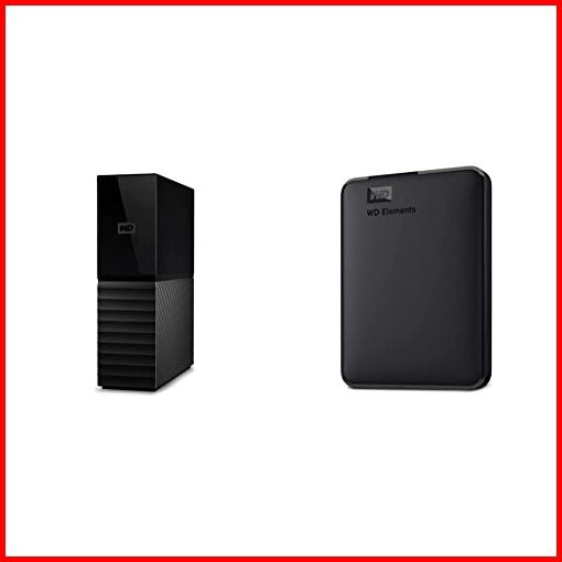 WD 6TB My Book Desktop External Hard Drive 2TB Elements Portable External Hard Drive HDD USB 30 Compatible with PC Mac