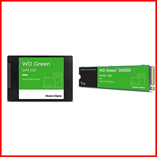 Western Digital 1TB WD Green Internal SSD Solid State Drive 1TB WD Green SN350 NVMe Internal SSD Solid State Drive - Gen3 P